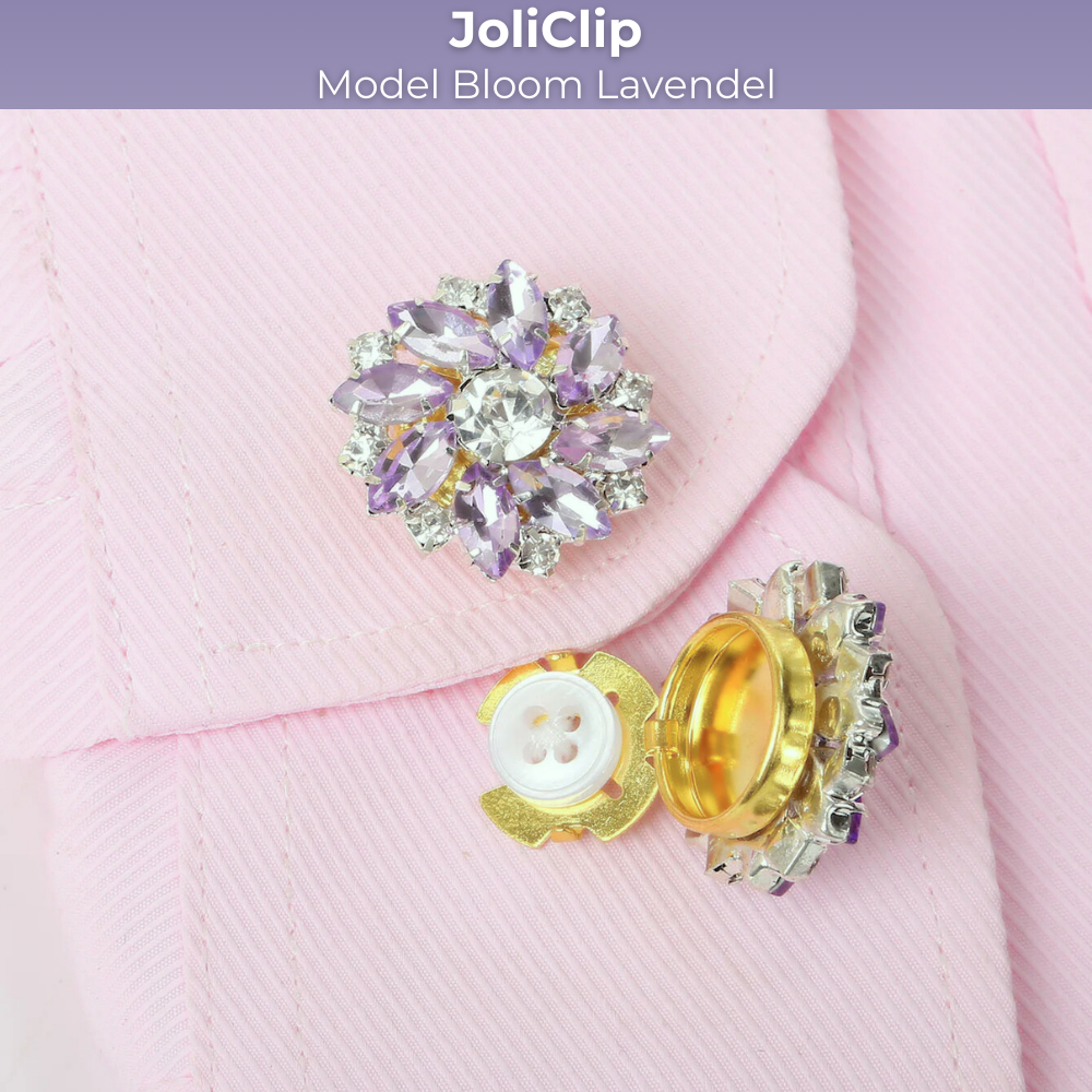 JoliClip Kollektion "Bloom" - Knopfschmuck zum anklipsen