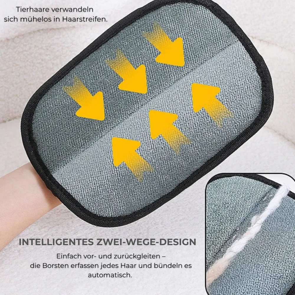 FusselMagnet - Magische Handschuh gegen Tierhaare