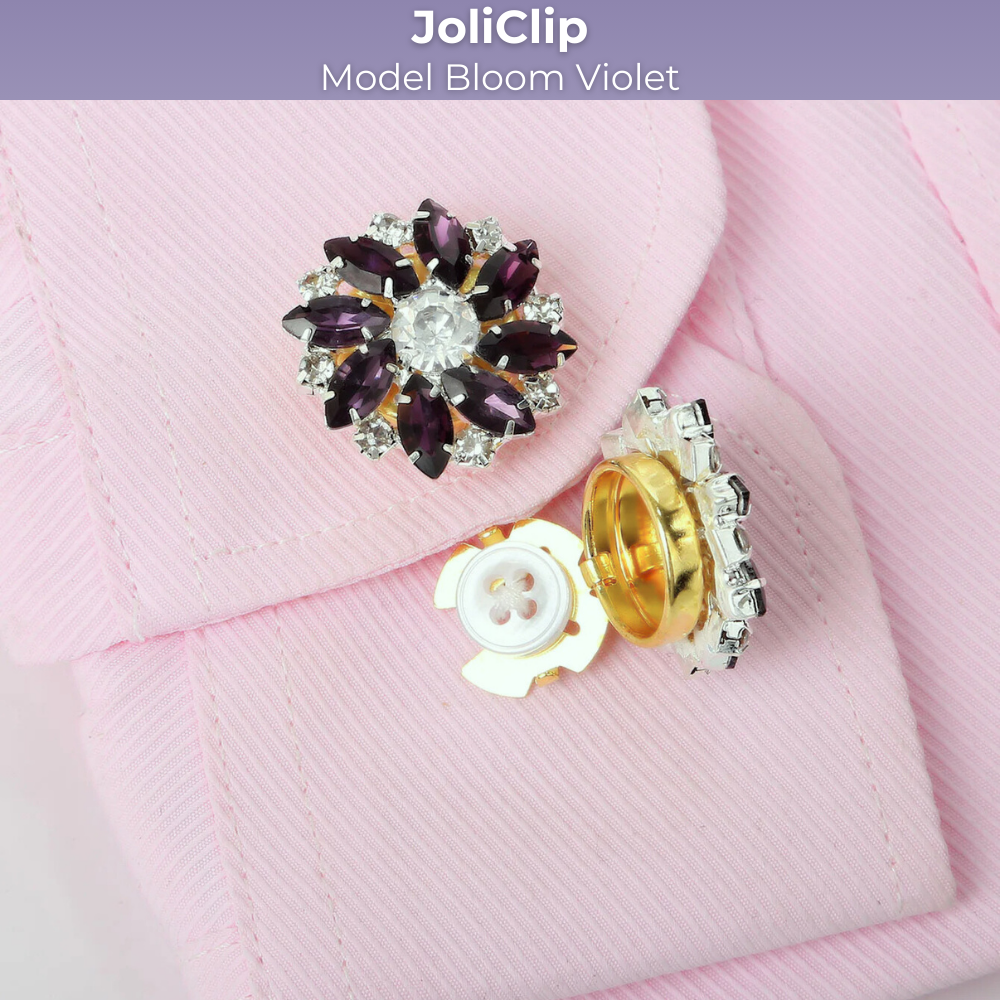 JoliClip Kollektion "Bloom" - Knopfschmuck zum anklipsen
