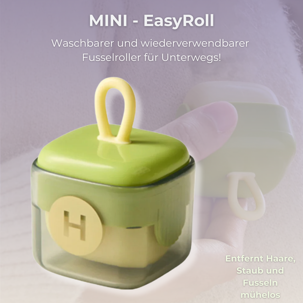 Mini EasyRoll - Dein tragbarer Fusselroller für unterwegs!