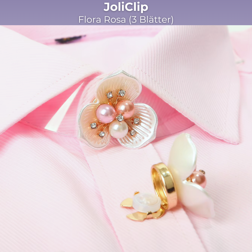 JoliClip Kollektion "Flora" - Knopfschmuck zum Anklipsen