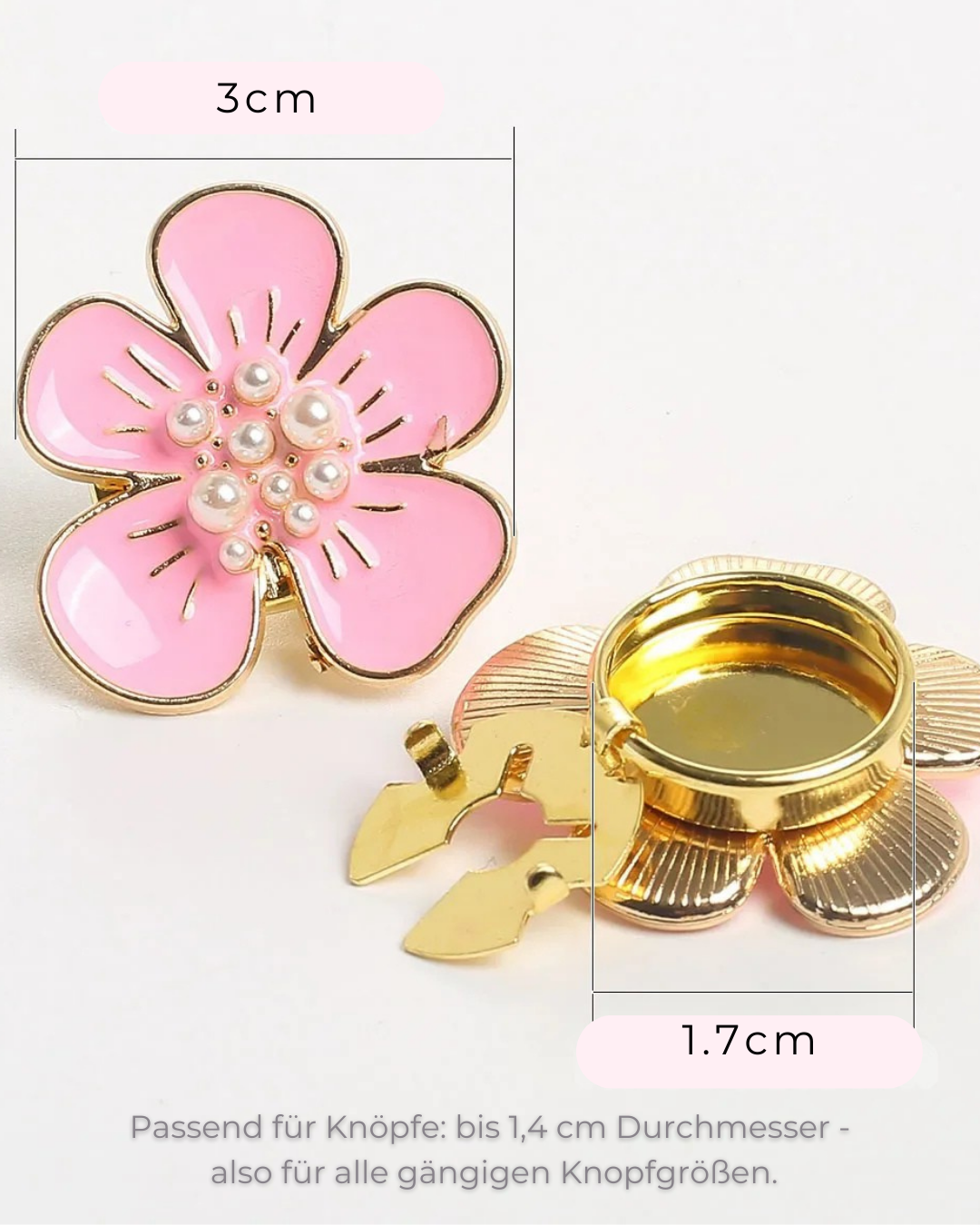 JoliClip Kollektion "Ayliva" - Klippbarer Knopfschmuck