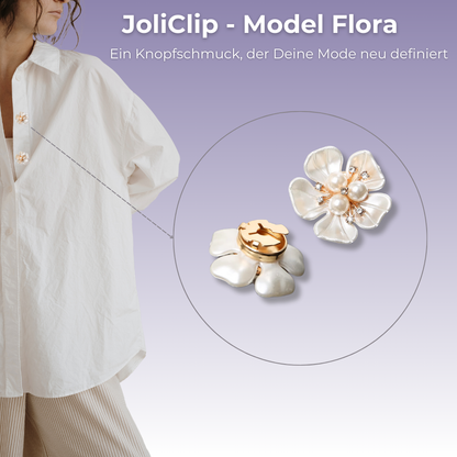 JoliClip Kollektion "Flora" - Knopfschmuck zum Anklipsen