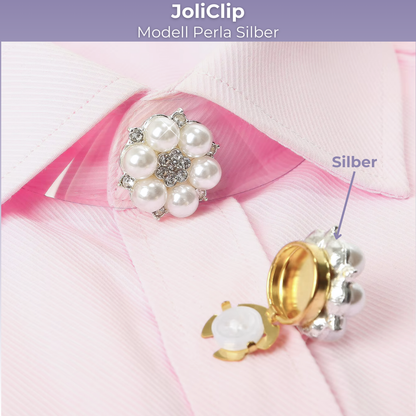 JoliClip Kollektion "Perla" - Knopfschmuck zum Anstecken
