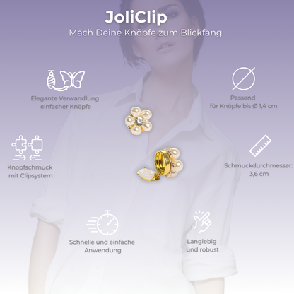 JoliClip Kollektion "Sutera" - Knopfschmuck zum Anstecken