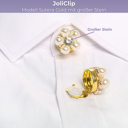 JoliClip Kollektion "Sutera" - Knopfschmuck zum Anstecken