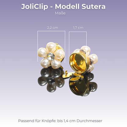 JoliClip Kollektion "Sutera" - Knopfschmuck zum Anstecken