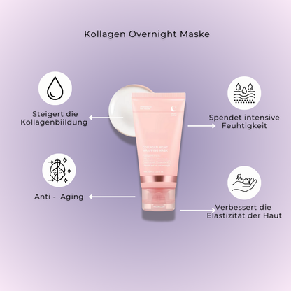 GlowFace - Kollagen Overnight Gesichtsmaske