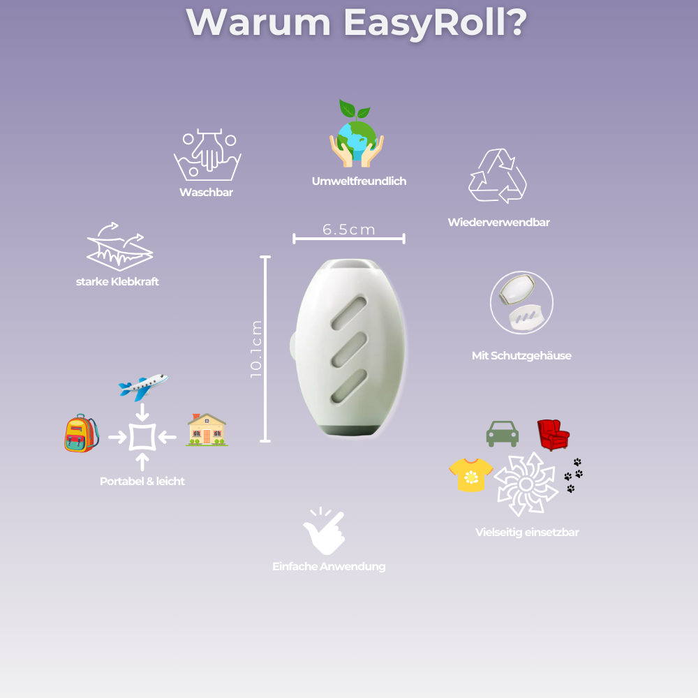EasyRoll - Der Waschbare Fusselroller