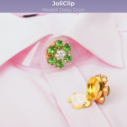 JoliClip Kollektion "Daisy" -  Knopfschmuck zum Anstecken an Hemd & Bluse